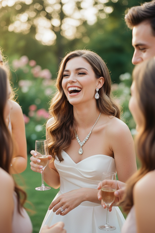 Bridal Jewelry Set - Outdoor Garden Wedding