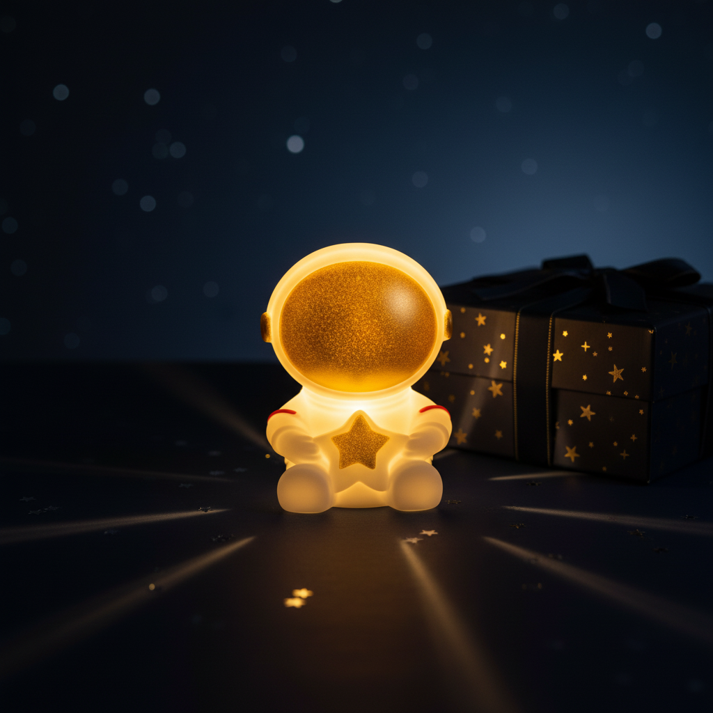 Creative Astronaut Space Bunny LED Night Light