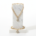 Pavé Heart Set on Stand