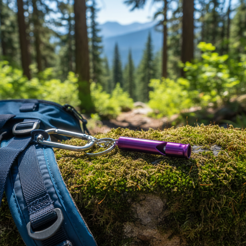Portable Aluminum Alloy Emergency Survival Whistle