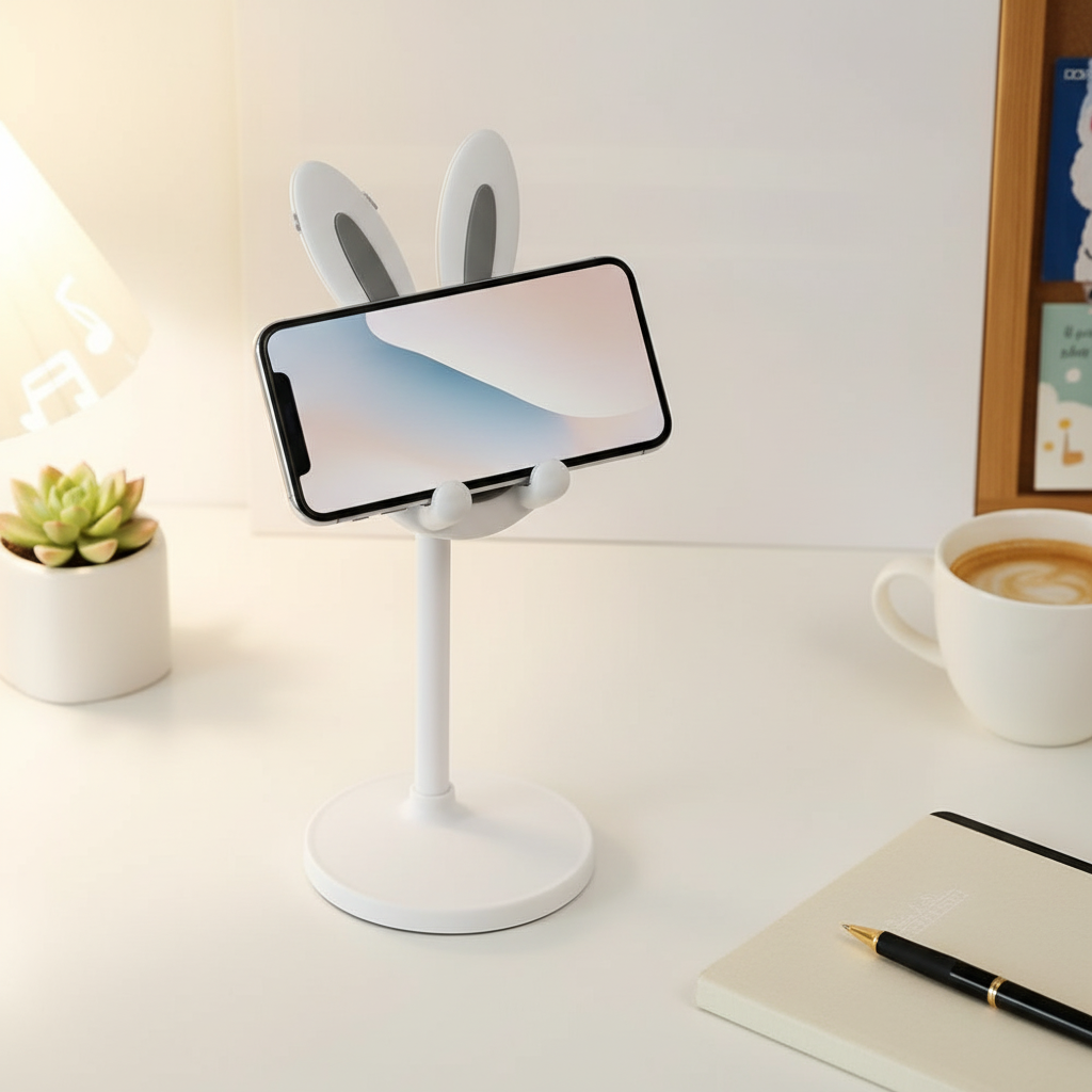 Universal Cute Rabbit Desktop Phone Stand